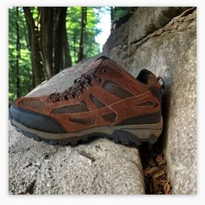 Ozark Trail Vented Mid Waterproof Leather Hiker Boots 7 Brown - Camping outdoor
